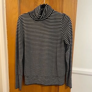 JCREW navy stripe sweater